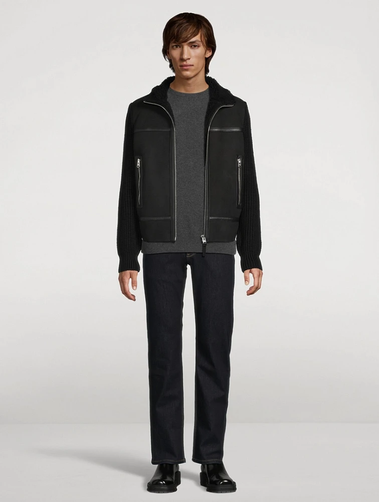 Jonathan Mixed-Media Jacket