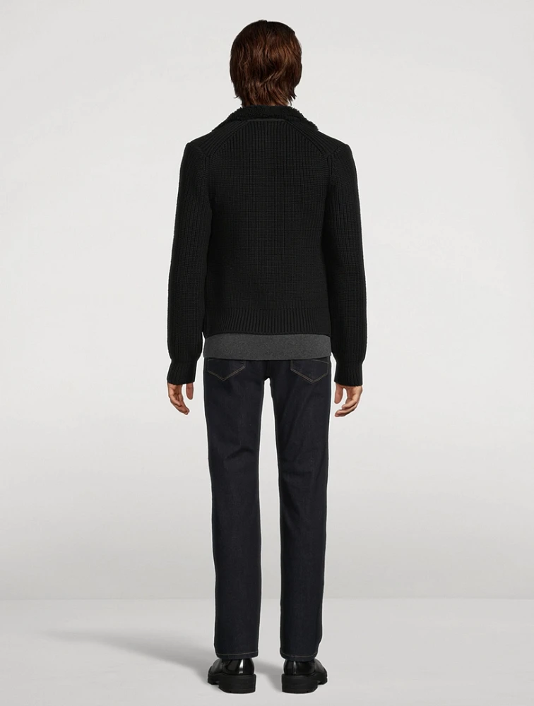 Jonathan Mixed-Media Jacket