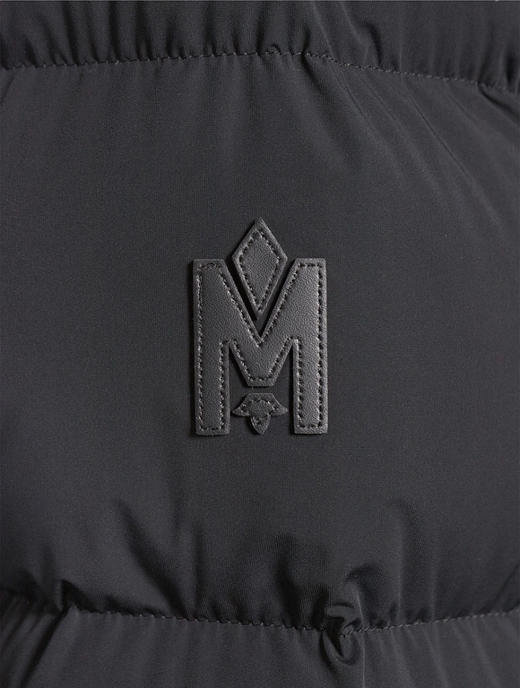 Robert Mixed-Media Shearling Down Jacket