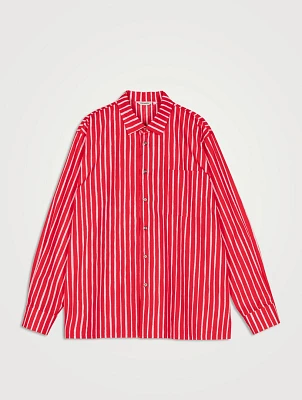 Jokapoika Striped Cotton Shirt