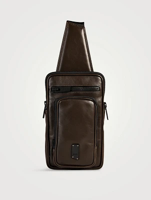 Watson Upcycled Leather Crossbody Bag