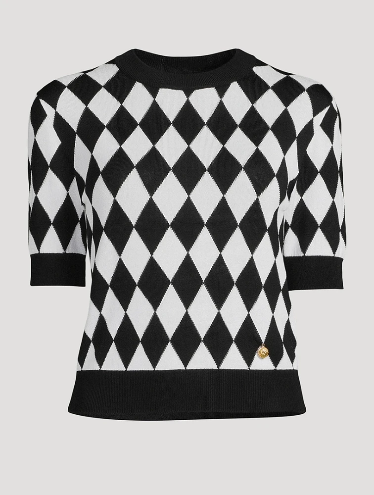 Diamond Jacquard Sweater