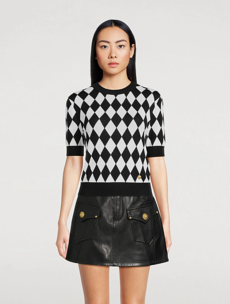 Diamond Jacquard Sweater