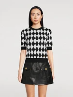 Diamond Jacquard Sweater