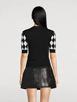 Diamond Jacquard Sweater