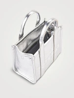The Mini Metallic Leather Tote Bag