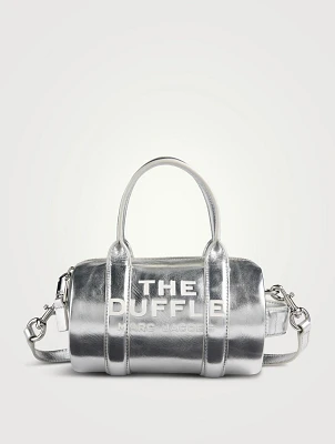 The Mini Metallic Leather Duffle Bag