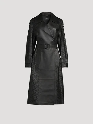 Lorelei Leather Trench Coat