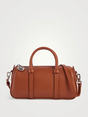 Small Daylong Leather Barrel Bag