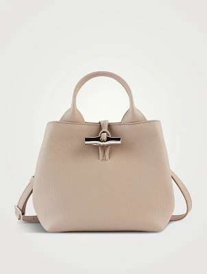 Small Le Roseau Leather Crossbody Bag