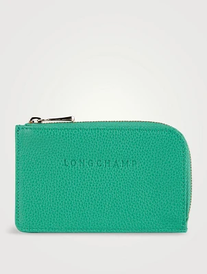 Le Foulonné Leather Zipped Card Case