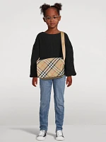 Check Messenger Bag