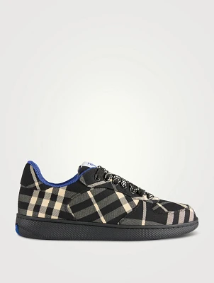 Terrace Canvas Sneakers Check Print
