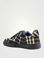 Terrace Canvas Sneakers Check Print