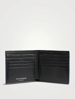 Leather Graffiti Billfold Wallet