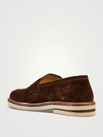 Suede Penny Loafers