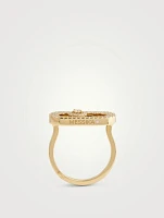 So Move Pavé 18K Gold Ring With Diamonds