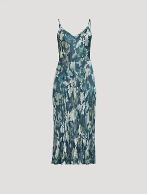 Shimmer Lake Satin Camisole Midi Dress