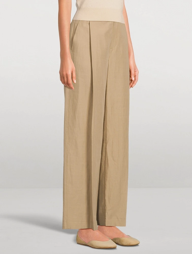 Wide-Leg Trousers