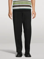 Zig Zag Tapered Trousers