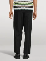 Zig Zag Tapered Trousers