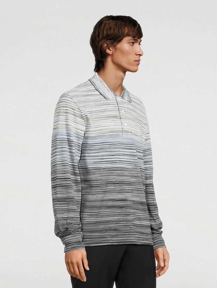 Long-Sleeve Polo Shirt