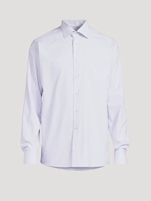 Slim-Fit Pin-Dot Elevated Shirt