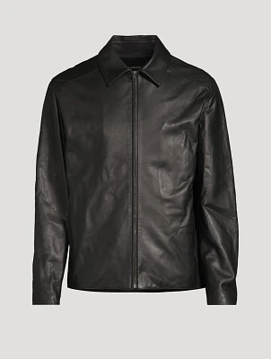 Leather Zip Jacket
