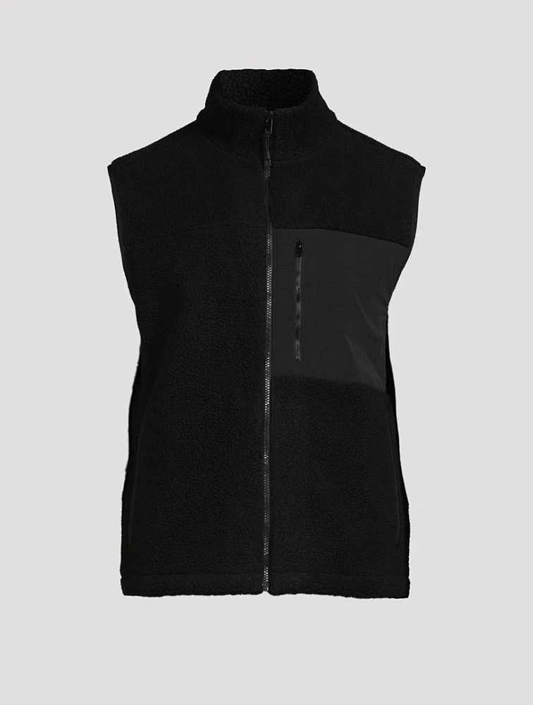 Teddy Fleece Zip Vest