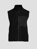 Teddy Fleece Zip Vest