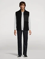 Teddy Fleece Zip Vest