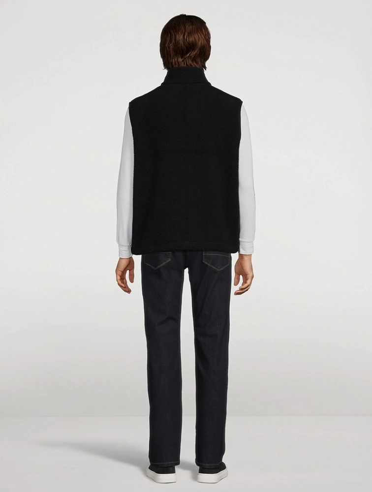 Teddy Fleece Zip Vest
