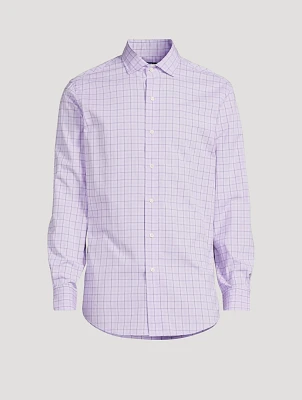 Classic Fit Tattersall Poplin Shirt