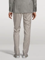 Wool Flannel Tailored Trousers