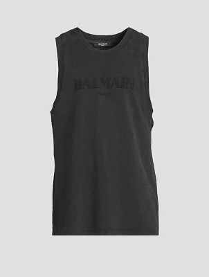 Vintage Logo Embellished Tank Top
