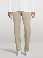 Stretch Nylon Drawstring Pants