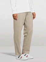 Stretch Nylon Drawstring Pants