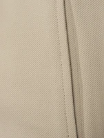 Stretch Nylon Drawstring Pants