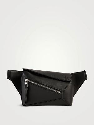 Mini Puzzle Leather Belt Bag