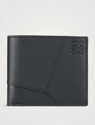 Puzzle Leather Bifold Wallet