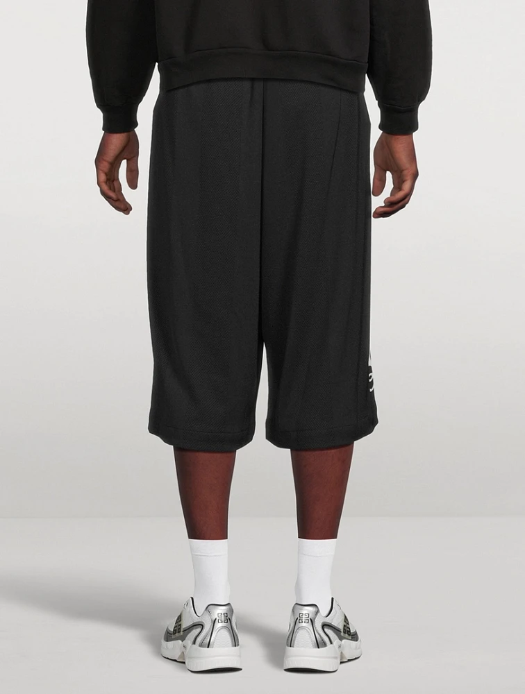 BALENCIAGA Burning Unity Baggy Shorts | Square One