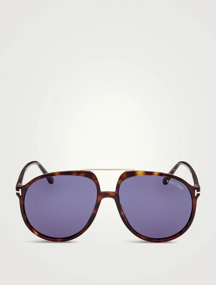 Archie Round Aviator Sunglasses