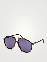 Archie Round Aviator Sunglasses