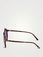 Archie Round Aviator Sunglasses