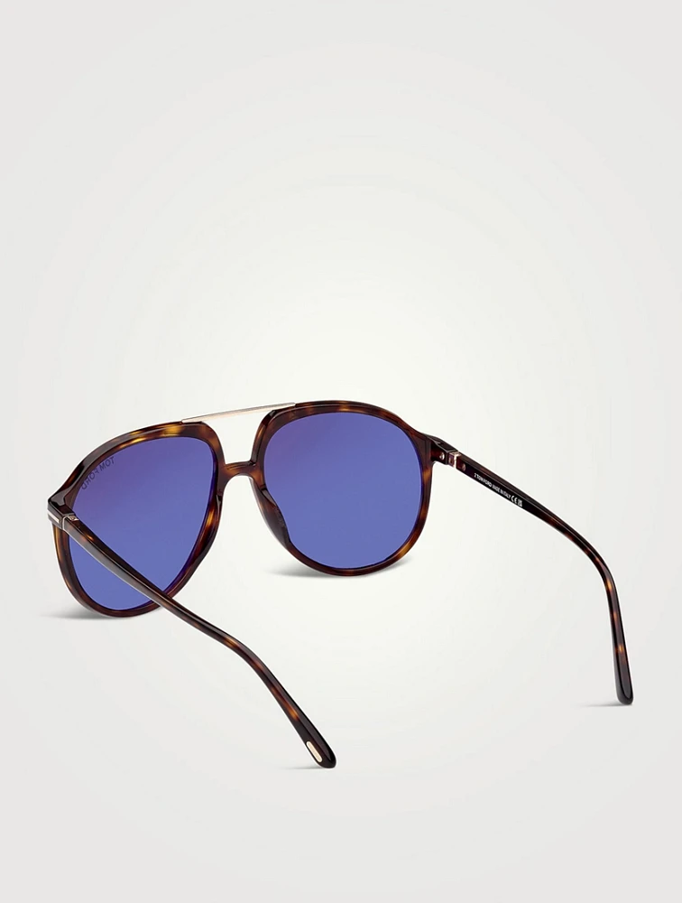 Archie Round Aviator Sunglasses