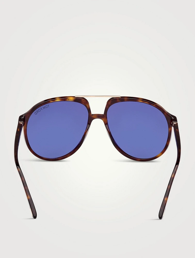 Archie Round Aviator Sunglasses