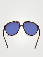 Archie Round Aviator Sunglasses