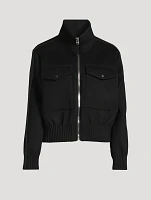 Patty Wool Bomber Jacket