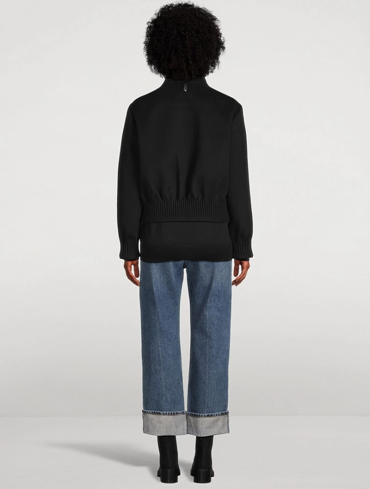Patty Wool Bomber Jacket