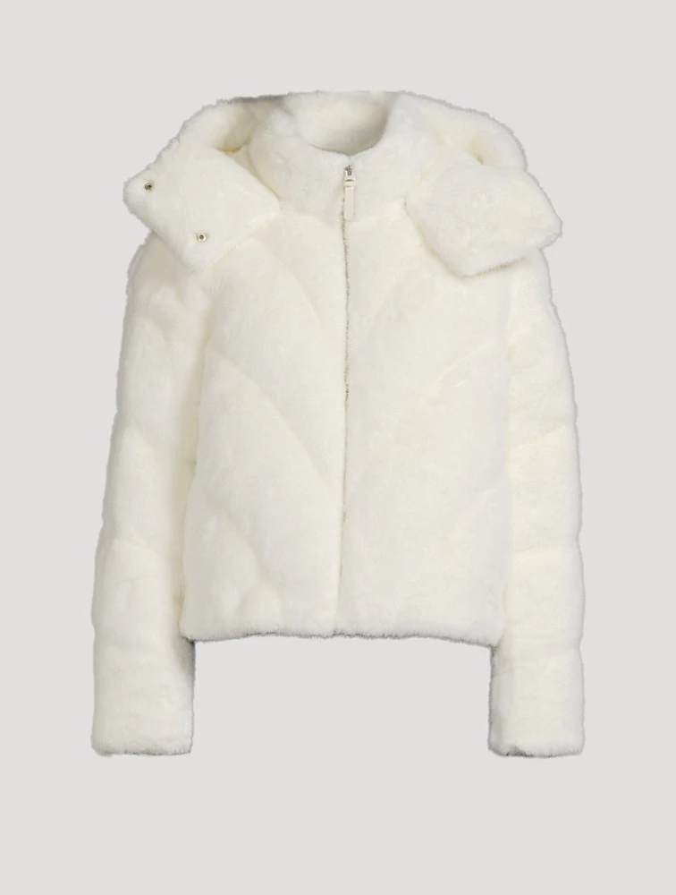 Anik Faux Fur Down Jacket